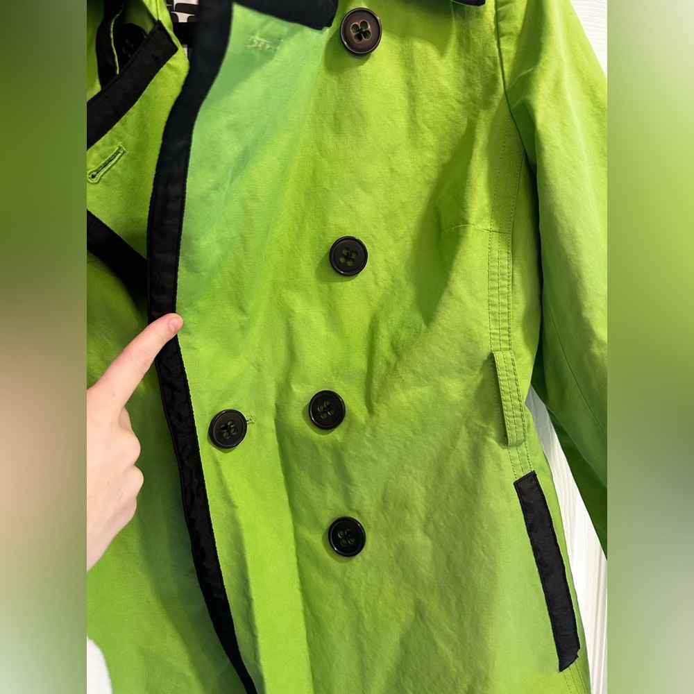 Harold’s Women’s Vintage Lime Green Jacket With Belt In Women’s Medium - Picture 5 of 14